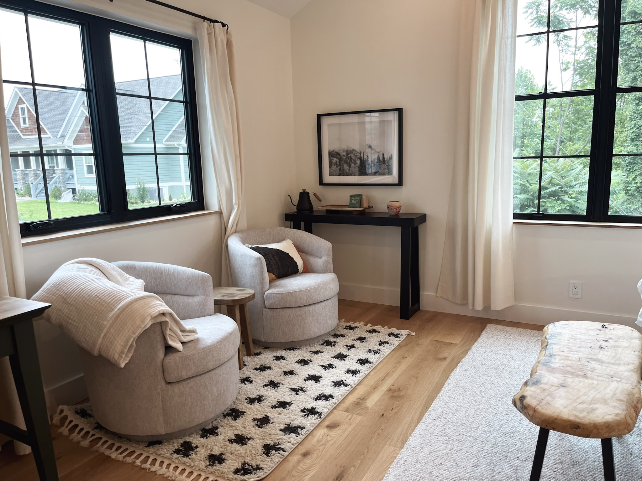 Seating Area with Coffee Nook